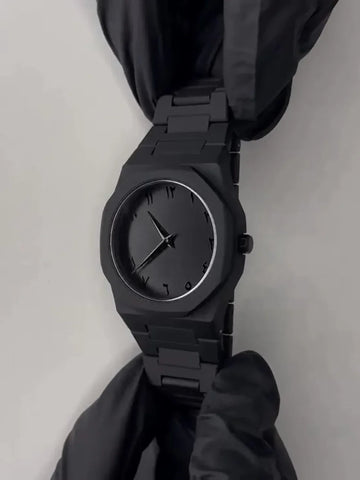 BLACK ARABIC AURA WATCH